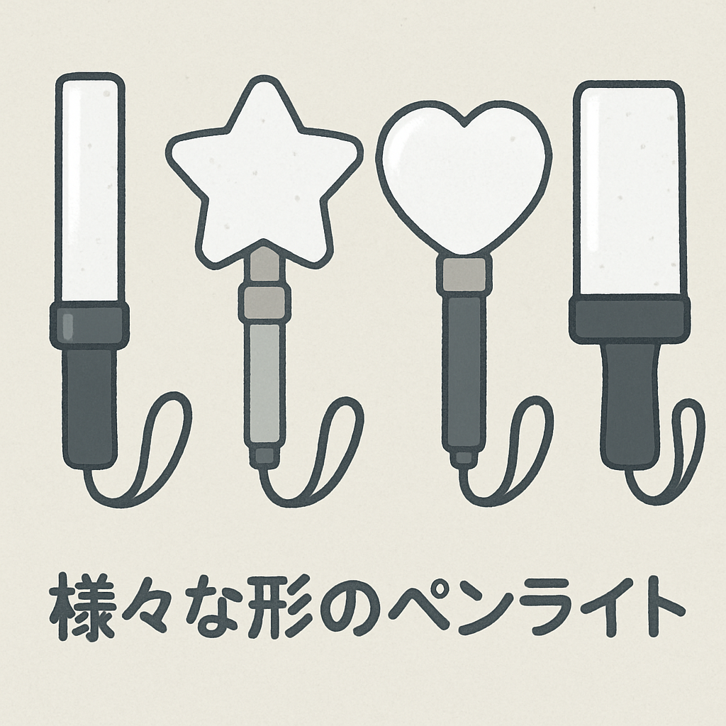ペン ライト 形