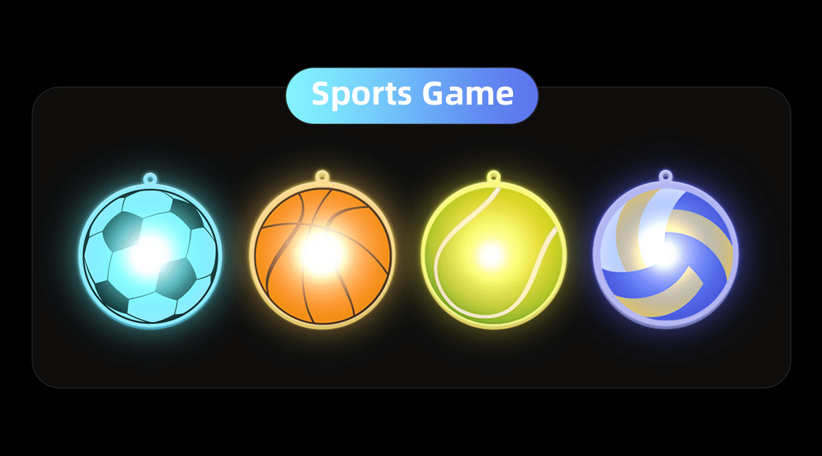 スポーツ用LEDランヤード